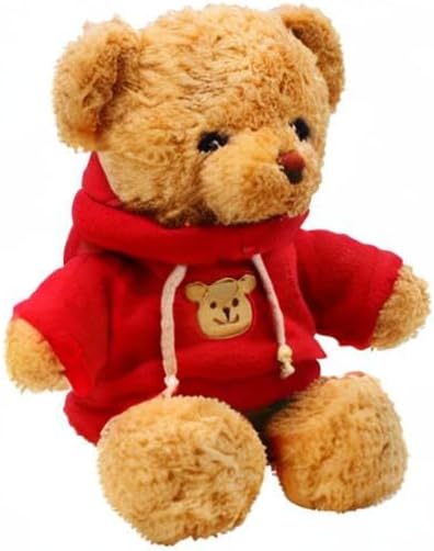 Teddy Bear Soft Fur Teddy Bear with Hood Paw Print