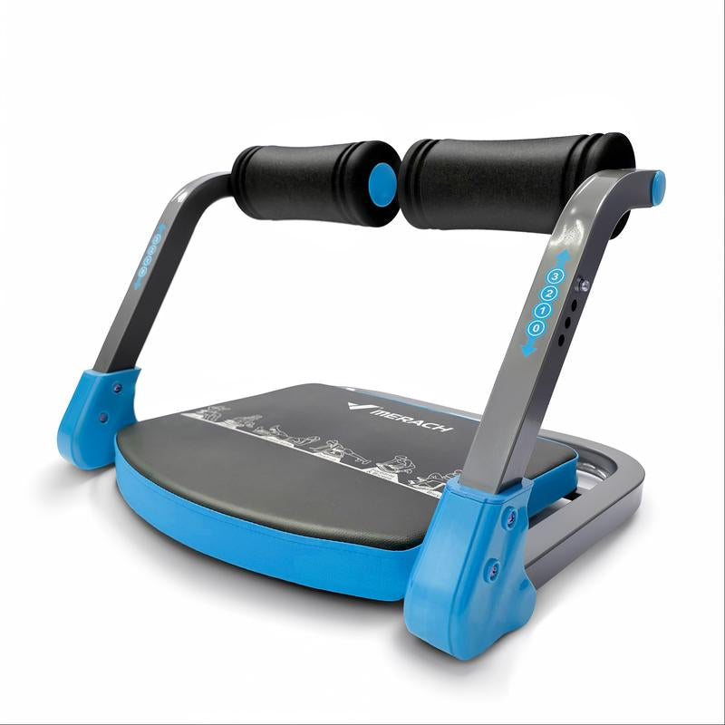 MERACH Sit-Up Exercise Equipment, Ab Crunch Machine Roll-Up Machine, Abdominal Workout Machine for Home Gym, Core Ab Exercise System Trainer