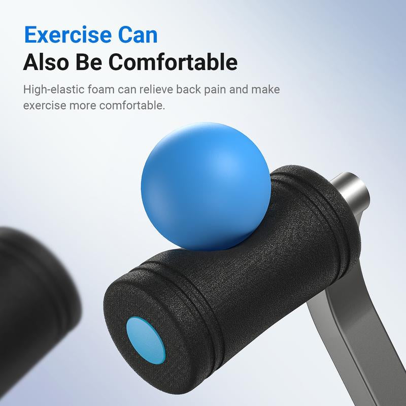 MERACH Sit-Up Exercise Equipment, Ab Crunch Machine Roll-Up Machine, Abdominal Workout Machine for Home Gym, Core Ab Exercise System Trainer