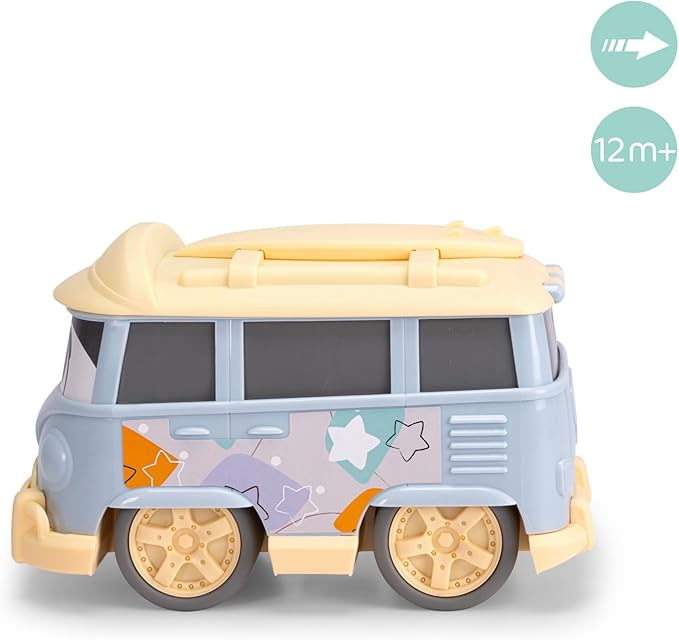 Freewheel & Roof for Opening, Toy Camper for Babies