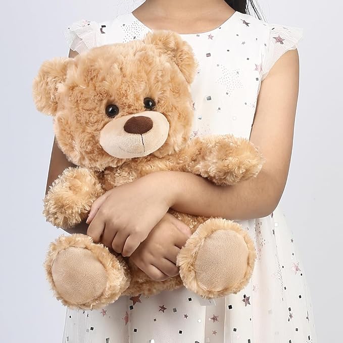 Teddy Bear Small Brown Bear Cute Stuffed Toy Gifts for Children Girls