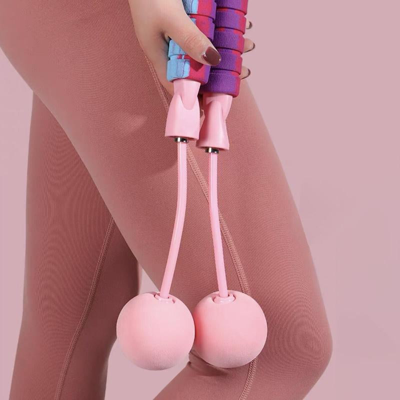 Jump Rope with 2 in 1 Training Adjustable Ropeless Skipping Rope Fitness Weighted, Adjustable Weighted Cordless Jumping Rope for Kids Men Women, Cardio, Crossfit