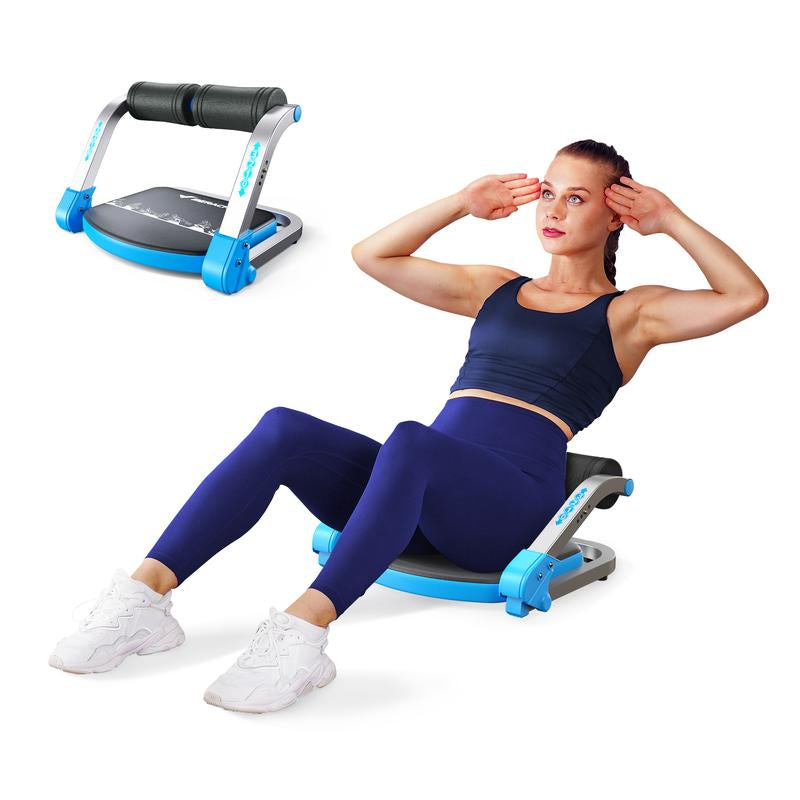 MERACH Sit-Up Exercise Equipment, Ab Crunch Machine Roll-Up Machine, Abdominal Workout Machine for Home Gym, Core Ab Exercise System Trainer