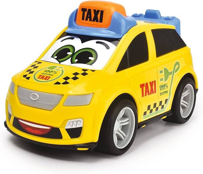 One of Three Different Wind-Up Cars, Taxi, Fire Engine, Police Car,
