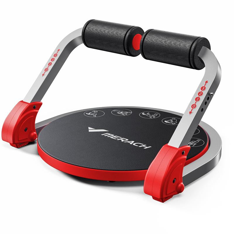 MERACH Sit-Up Exercise Equipment, Ab Crunch Machine Roll-Up Machine, Abdominal Workout Machine for Home Gym, Core Ab Exercise System Trainer