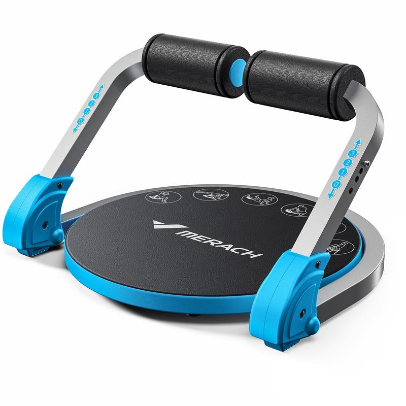 MERACH Sit-Up Exercise Equipment, Ab Crunch Machine Roll-Up Machine, Abdominal Workout Machine for Home Gym, Core Ab Exercise System Trainer