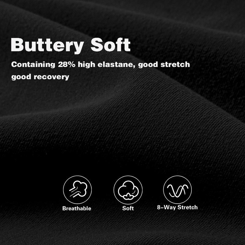 Yoga Shorts for Women High Waist Tummy Control Biker Shorts with Pocket Workout Gym