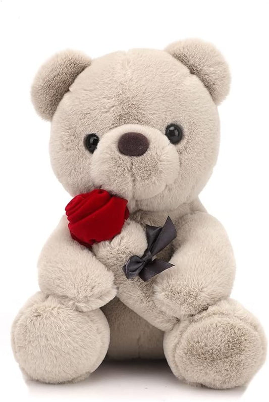 Teddy Bears, Rose Stuffed Toy, Decorative Room Cushion