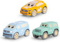 Wind-Up Car from 1 Year with Retraction and Soft Material for Squeezy