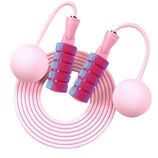 Jump Rope with 2 in 1 Training Adjustable Ropeless Skipping Rope Fitness Weighted, Adjustable Weighted Cordless Jumping Rope for Kids Men Women, Cardio, Crossfit