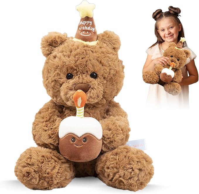 Cuddly Toy Plush Bear, Toy Bear, Plush Toy Bear, Soft Fabric Bear