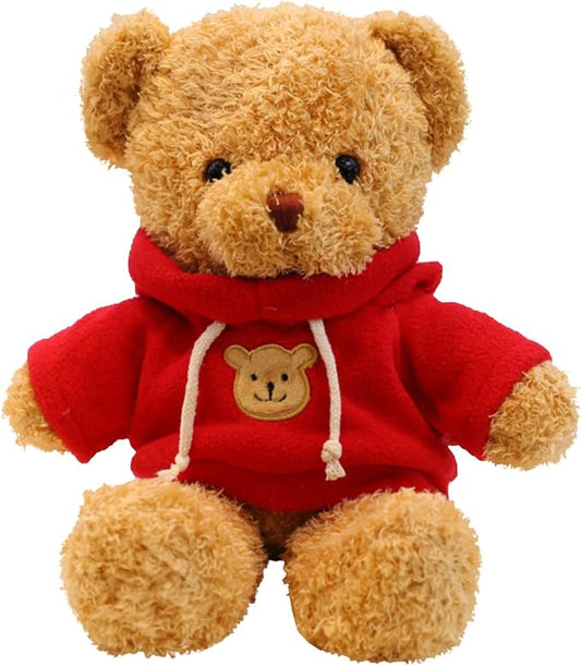 Teddy Bear Soft Fur Teddy Bear with Hood Paw Print